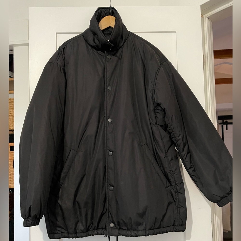 Aritzia / TNA Coaches Jacket Classic Black Size 3 (Large)